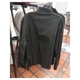 APPEARS NEW - Chefwear Professional Black Chef Coat. Size Medium 2 Pack