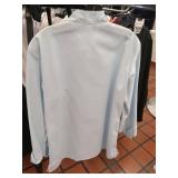 APPEARS NEW - Chefwear Professional Chef Coat - Light Blue. Size Medium