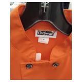 APPEARS NEW - Chefwear Orange Professional Chef Coat. Size Medium