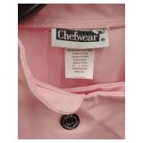 APPEARS NEW - Chefwear Pink Professional Chef Coat. Size Large. 2 Pack