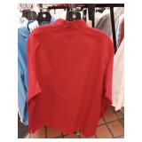 APPEARS NEW - Chefwear Red Professional Chef Coat Size Large