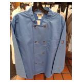 APPEARS NEW - Chefwear Professional Blue Chef Coat XL