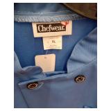 APPEARS NEW - Chefwear Professional Blue Chef Coat XL
