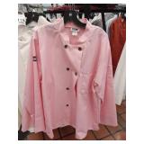 APPEARS NEW - Chefwear Pink Professional Chef Coat XL (2 Pack)