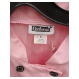 APPEARS NEW - Chefwear Pink Professional Chef Coat XL (2 Pack)