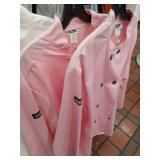 APPEARS NEW - Chefwear Pink Professional Chef Coat XL (2 Pack)