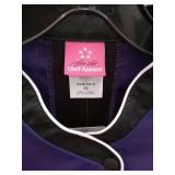 APPEARS NEW - Five Star Chef Coat - Purple Professional Kitchen Uniform Size XL