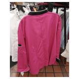 APPEARS NEW - Five Star Fundamentals Pink Chef Coat XL