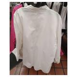 APPEARS NEW - Chef Works Professional White Chef Coat XL