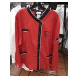 APPEARS NEW - Five Star Fundamentals Red Chef Coat 2XL