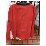 APPEARS NEW - Five Star Fundamentals Red Chef Coat 2XL