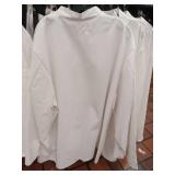 APPEARS NEW - Chef Designs Professional White Chef Coat XXL-LN (5 Pack)
