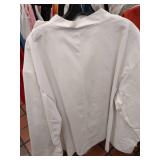 APPEARS NEW - Chef Works Cbcc-wht Colmar 100 Percent Cotton Basic Chef Coat, White, Size 2xl Set of 3  - Retail: $67