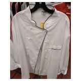 APPEARS NEW - Chef Trendz Professional White Chef Coat 2XL