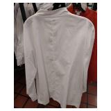 APPEARS NEW - Chef Works Copk-wht Nice Basic Chef Coat, White, 2xl  - Retail: $55