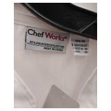 APPEARS NEW - Chef Works Professional White Kitchen Coat Size 50