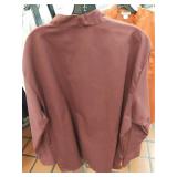 APPEARS NEW - Chefwear Professional Burgandy Chef Coat 2X