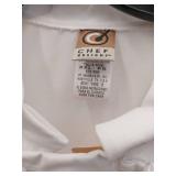 APPEARS NEW - Chef Designs Professional White Chef Coat XXL