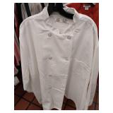 APPEARS NEW - PST White Chef Coat 3XL Set of 2