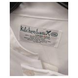 APPEARS NEW - White Kitchen Basic Chef Coat 3XL Set of 2