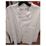 APPEARS NEW - Chef Designs White Professional Kitchen Coat 3XL