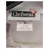 APPEARS NEW - Chefwear Professional White Chef Coat Size 4XL