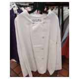 APPEARS NEW - Chef Designs White Professional Kitchen Coat 5XL-RG