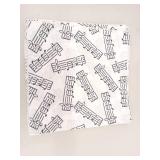 Pack of 12 Musical Notes Pattern Cotton Napkin 19 1/2in x 19 1/2in   - Retail: $65