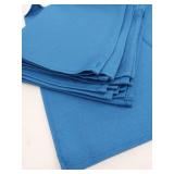 Riegel Permalux Blue Poly-Cloth Napkins Bundle Pack of 12