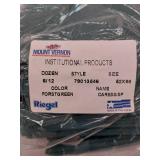 APPEARS NEW - Mount Vernon Riegel Forest Green Caress 52x96" Pack of 6