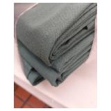 APPEARS NEW - Monarch Forest Green Table Linen 52x114" set of 6