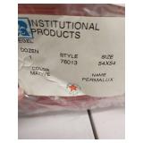 APPEARS NEW - Riegel Permalux Square Mauve/Pink Cotton/Poly Blend Tablecloth 54x54