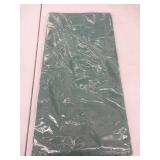 APPEARS NEW - Forest Green Poly/Cotton 90 Square Tablecloth Pack of 4