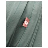 APPEARS NEW - Forest Green Poly/Cotton 90 Square Tablecloth Pack of 4