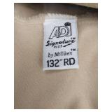 ADI Signature Plus by Milliken Tan 132 RD Tablecloth Set of 5  - Retail: $125