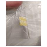 APPEARS NEW - Commercial Grade Ivory/Cream Poly-Cotton Restaurant Rable Cloths 54x114" - Bulk Pack of 10  - Retail: $75