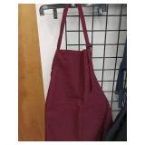 Superior Style Workwear Burgundy Apron Set of 6