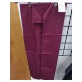Fame Burgundy Fabric Apron- Made in USA Set of 4  - Retail: $60