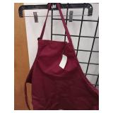 Burgundy Kids Kitchen Apron Set of 5