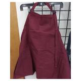 Superior Style Work Wear Burgundy Apron Set of 2