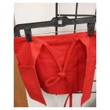 Superior Style Workwear Red Shop Aprons Set of 6