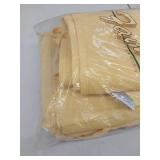 Feminine Yellow V-Neck Uniform Vest - Made in USA Set of 5