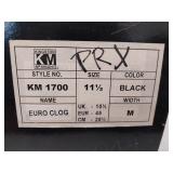 Kingston McKnight Euro Clog KM 1700 Black Size 11.5  - Retail: $85