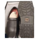APPEARS NEW - Kingston KM1700-M Black Slip-Resistant Clogs Size 7.5
