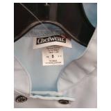 APPEARS NEW - Chefwear Professional Light Blue Chef Coat Size Small (2 Pack)