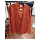 APPEARS NEW - Chefwear Burnt Orange Professional Chef Coat. Size Small