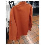 APPEARS NEW - Chefwear Burnt Orange Professional Chef Coat. Size Small