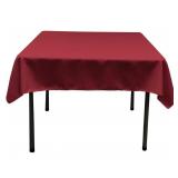 Monarch 85 Square Maroon Tablecloth- Bulk Pack of 6