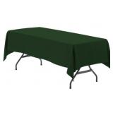 APPEARS NEW - Mount Vernon Riegel Forest Green Caress 52x96" Pack of 6