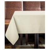APPEARS NEW - Riegel Monarch Champagne 42 Square Tablecloths - Pack of 12